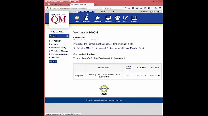 QM Self Review Tool