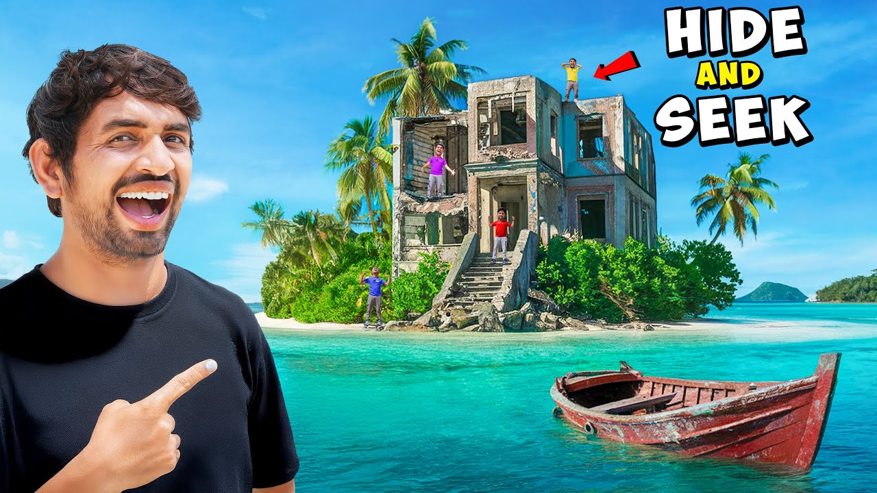 भूतिया घर में छुपन-छुपाई चैलेंज - Hide And Seek Challenge In Secret Location 🤫