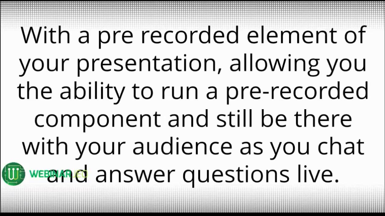 Webinar Jeo Walter Bayliss | The Best Webinar Platforms