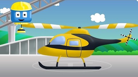 Helicóptero - Tom & Matt los vehículos constructores | Juegos de construcción para niños
