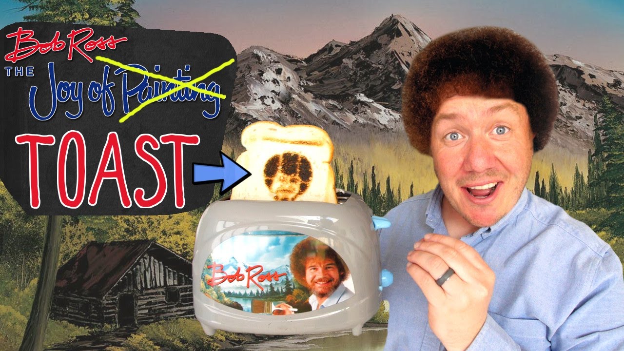 Uncanny Brands Bob Ross Toaster