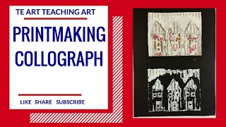 PRINTMAKING   HOW TO MAKE A COLLOGRAPH - Step by Step
