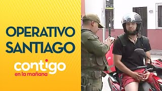 "UNA IRRESPONSABILIDAD": La intensa fiscalización de motos en Santiago Centro - Contigo en La Mañana