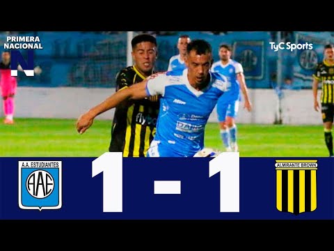 Estudiantes (RC) 1-1 Almirante Brown | Primera Nacional | Fecha 33 (Zona B)