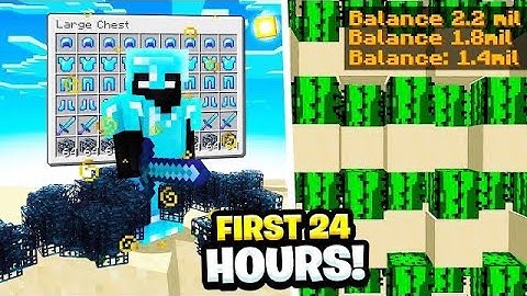 Our *RICHEST* First 24 Hours in MINECRAFT FACTIONS... (F-TOP #1)