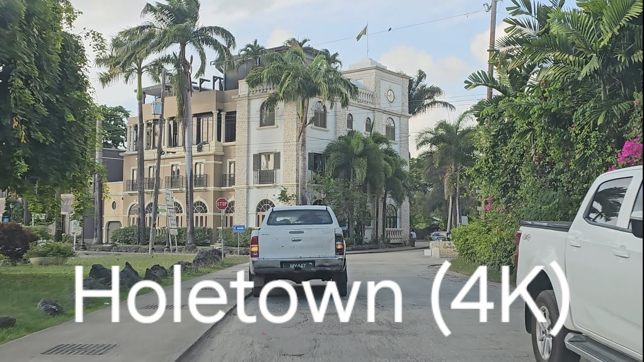 Вождение на Барбадосе — Хоултаун (4K)