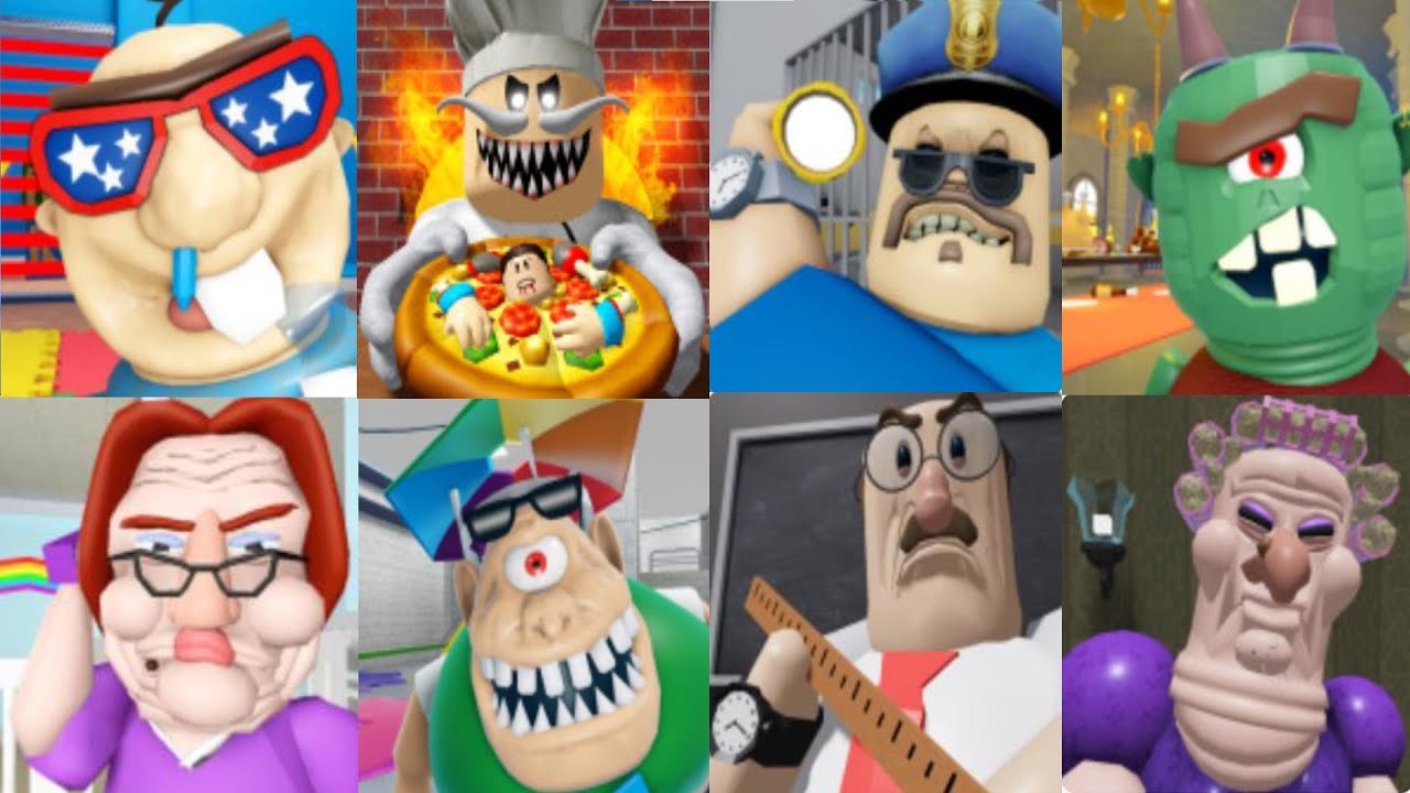 Speed Runs in NEW UPDATES! 4 July! Barry, Baby Bobby, Mr Stinky, Papa Pizza, Gran, Betty, School