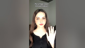 introvert edition tell me how many fingers you put down
