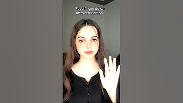 introvert edition tell me how many fingers you put down