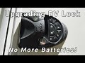 Upgrading RV Lock - No More Batteries!