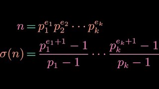 Sigma: Sum of the Divisors or Factors of an Integer