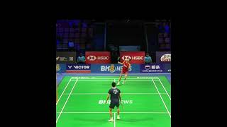 Speed Up Attack Brian Yang vs Li Shi Feng Thomas Cup #badminton#sports #shorts #羽毛球 #badmintonlover