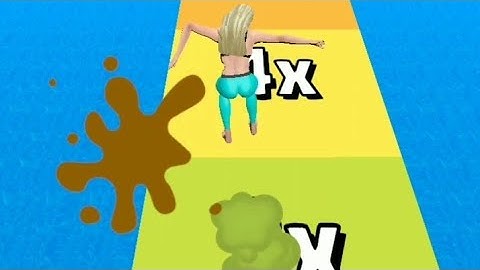 (Funny Games)Fart Runner 🍔🍕 All Level Gameplay Android Run Games Girls #30