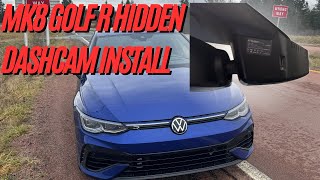 MK8 GOLF R HIDDEN DASHCAM INSTALL - FitCamX Hidden Dashcam for MK7 and MK8 VW Golf
