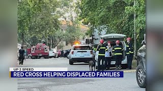 Red Cross helping displaced families after apartment fire