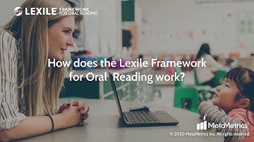 How does the Lexile Framework for Oral Reading work?