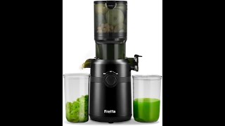 Fretta Juicer: Large chute, high yield. Review - Pros & Cons - Cold Press Juicer Machines