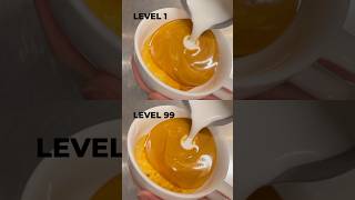 Latte Art Heart: Level 1 VS Level 99 #shorts #latteart #tutorial
