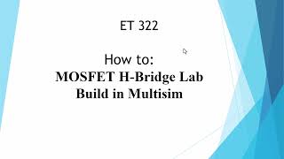 H-BRIDGE-Build in Multisim-322