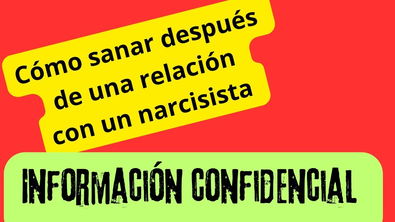 Cómo superar una relación con un narcisista - YouTube