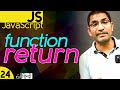 Function with return value in javascript tutorial for beginners in      class  24