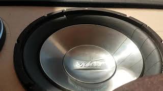 Infinity subwoofer bass test (bassotronics-bass i love you)