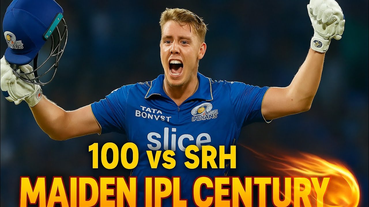 Cameron Green SMASHES Maiden IPL Hundred at Wankhede! 