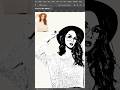 THRESHOLD EFFECT 😎😲 Photoshop tutorial #shorts #graphicdesign #photoshop