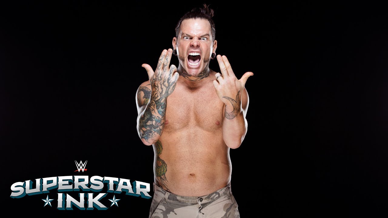 What does WWE Star Jeff Hardys back tattoo mean