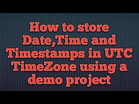 thailand time zone utc  Update 2022  How to store date,time,and timestamps in UTC time zone in Hibernate