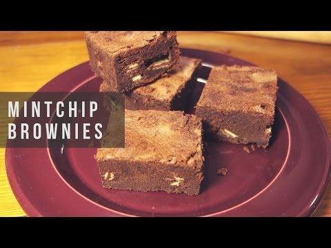 민트 초코 브라우니 만들기