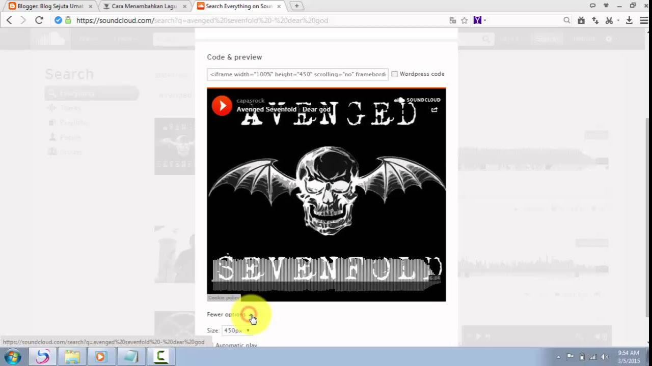 Cara Menambah lagu Mp3 Di Blog