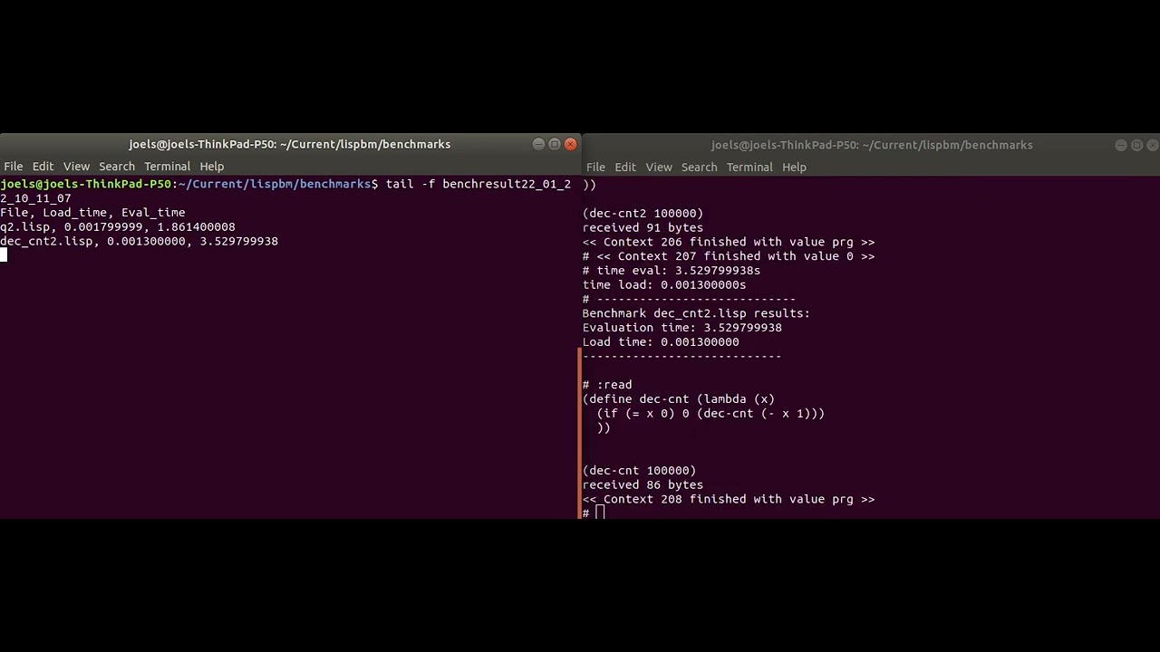 Automatically running interpreter benchmarks on an STM32F4 using an ...