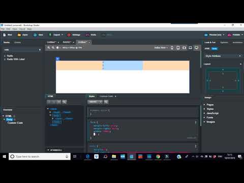 How to Centre Radio Buttons in Bootstrap Studio