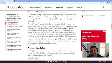 Deferral Letter Guide