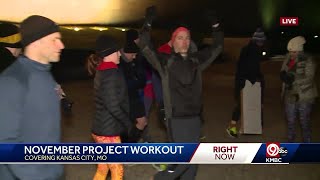 November Project encourages fitness during cold winter months