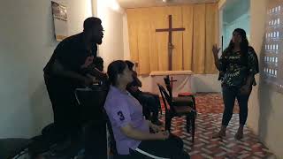 1st day of Easter Drama practice on dated 8-4-19 - 2