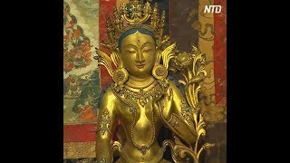 Коллекционер собрала 250 старинных тибетских статуй и гобеленов