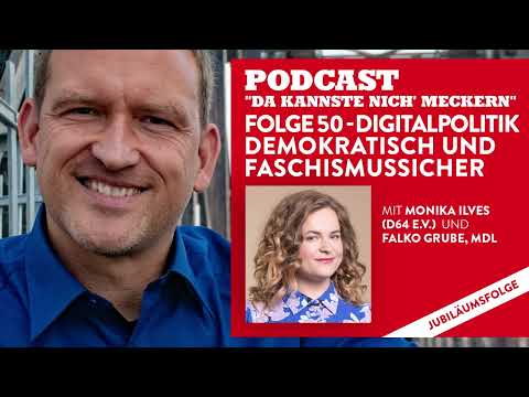 Podcast - Folge 50 - Digitalpolitik demokratisch und faschismussicher (mit Monika Ilves)