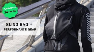 Now On Kickstarter Cliqo Sling Bag & Performance Gear - Makes Sports Accessible
