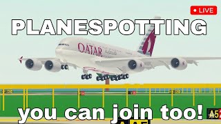 🔴 PTFS PLANESPOTTING LIVE 🔴 [VIEWERS CAN JOIN] Pilot Training Flight Simulator Roblox.