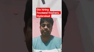 GHX Hiring Engineer Front End Freshers | Angular | TypeScript | Hyderabad Jobs 2026
