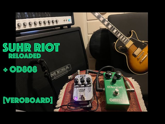 Suhr Riot 'reloaded' [vero] + OD808 - YouTube