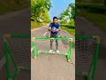 Big football goal 🥅 post set with net-ball, Indoor outdoor football sports games