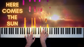Video thumbnail of "The Beatles - Here Comes The Sun | Piano Cover + Sheet Music"