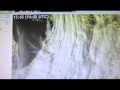 Chemtrails auf Sat-film sichtbar, 25.1.2013 (seltsame Kondensstreifen)