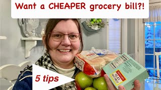 5 ways to CUT your grocery bill! Kroger grocery haul.￼