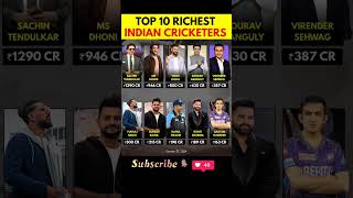 Top 10 Richest Indian Cricketers in 2024 – Sachin Leads the List! #cricket