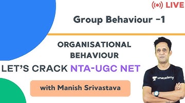 Group Behaviour -1 | NTA-UGC NET Paper 2 | Manish Srivastava
