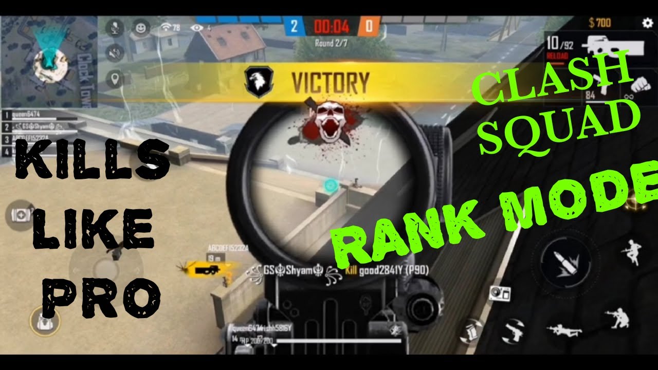Free Fire Clash Squad Rank Mode [Kills Like Pro] | GamerShot